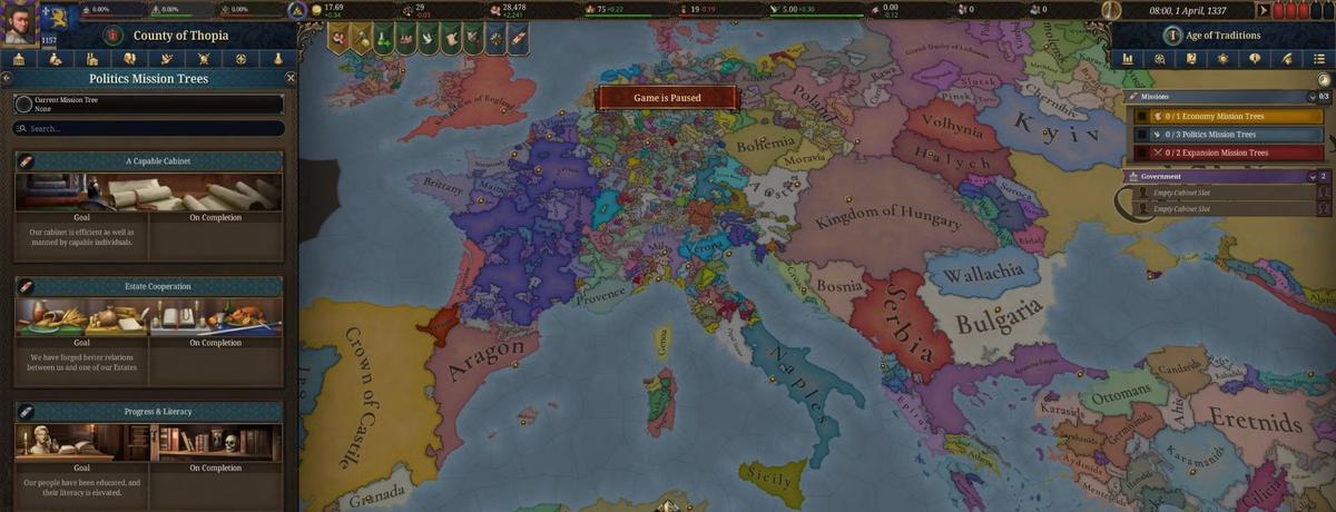 Фото: Europa Universalis 5